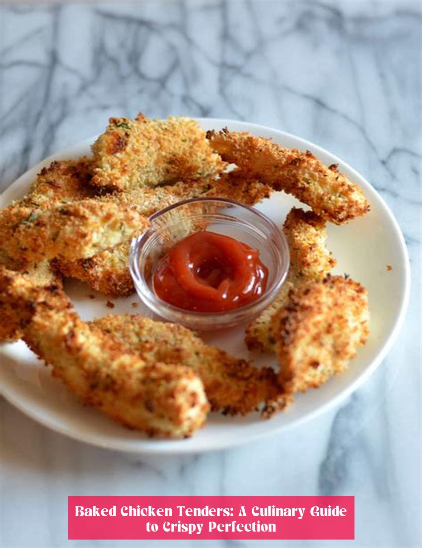 Baked Chicken Tenders: A Culinary Guide to Crispy Perfection