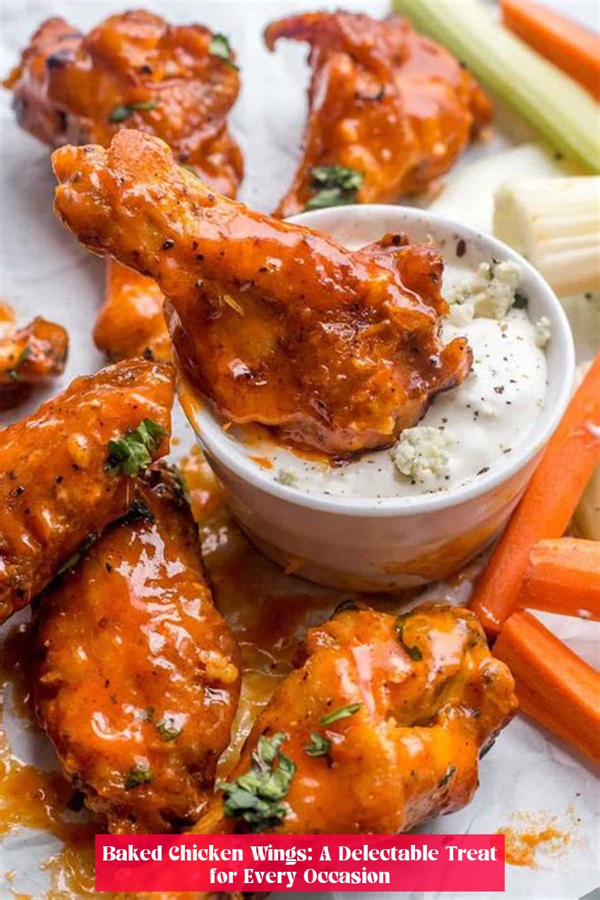 Baked Chicken Wings: A Delectable Treat for Every Occasion
