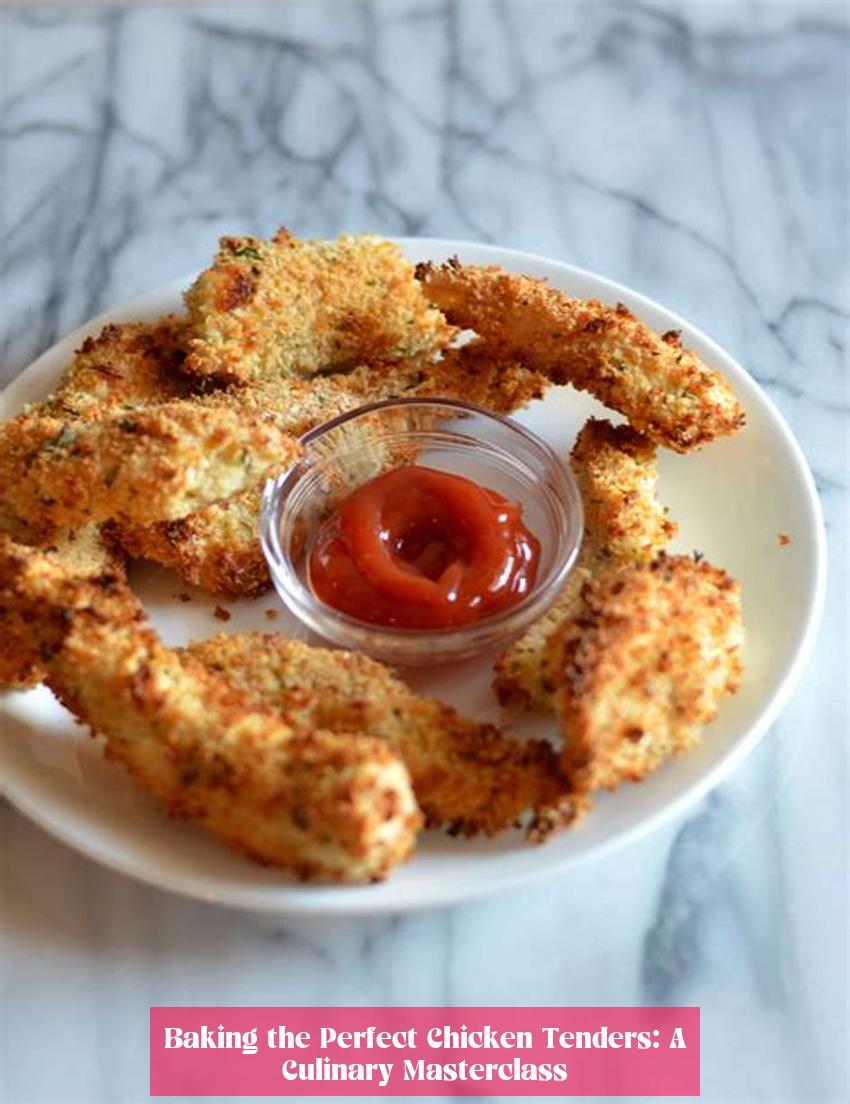 Baking the Perfect Chicken Tenders: A Culinary Masterclass