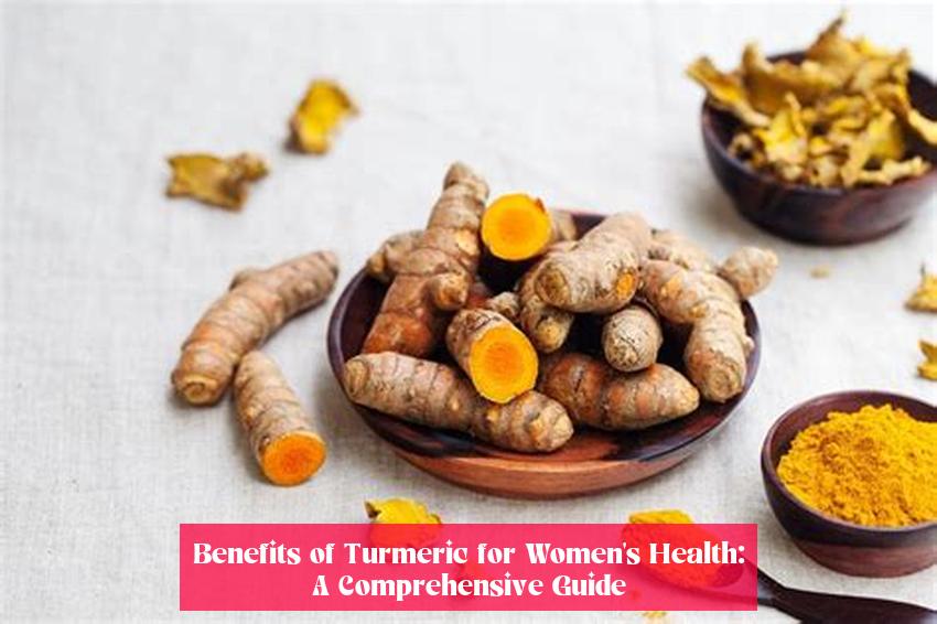 Benefits of Turmeric for Women's Health: A Comprehensive Guide