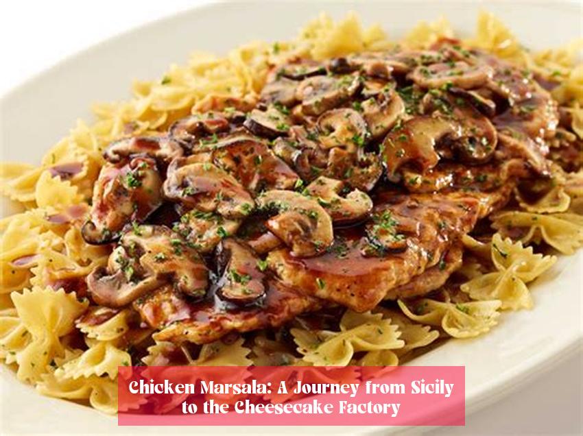 Chicken Marsala: A Journey from Sicily to the Cheesecake Factory