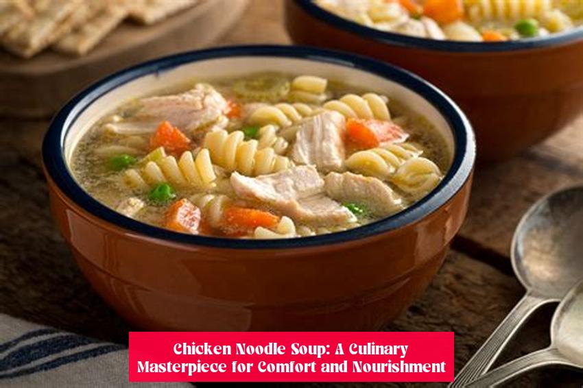 Chicken Noodle Soup: A Culinary Masterpiece for Comfort and Nourishment