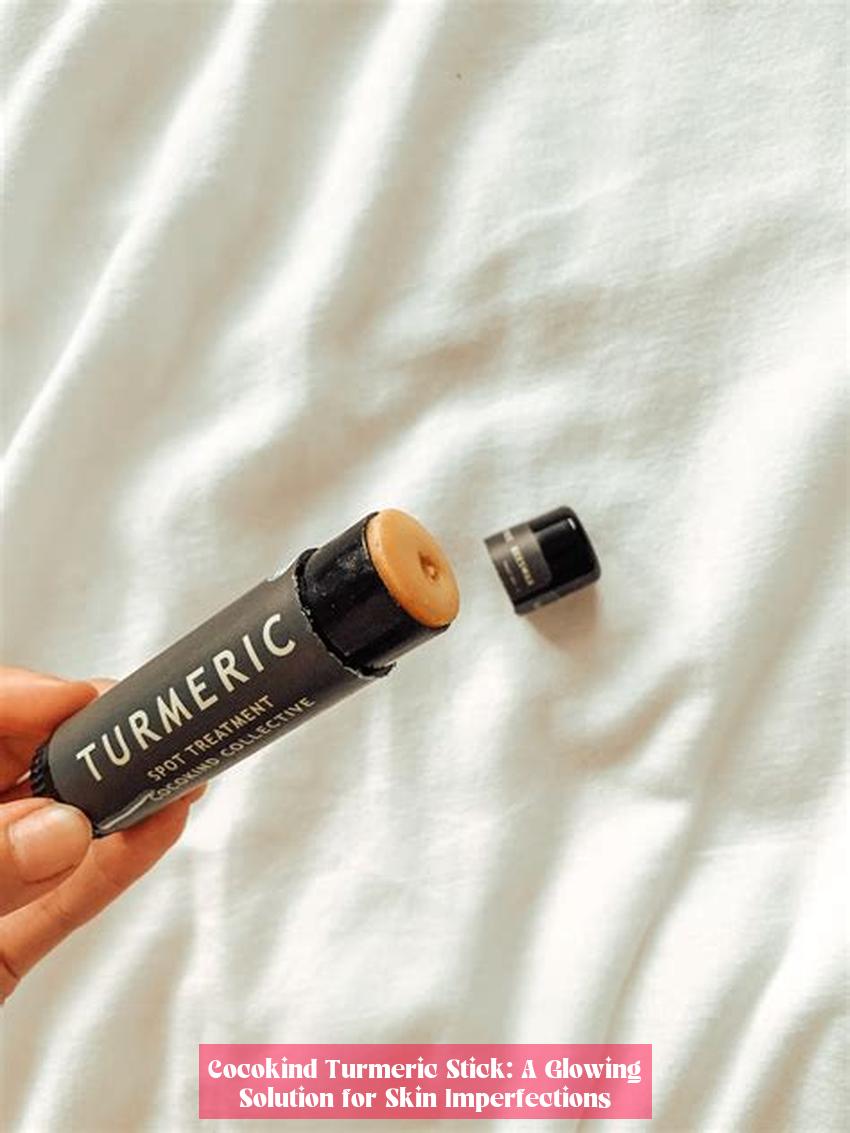 Cocokind Turmeric Stick: A Glowing Solution for Skin Imperfections
