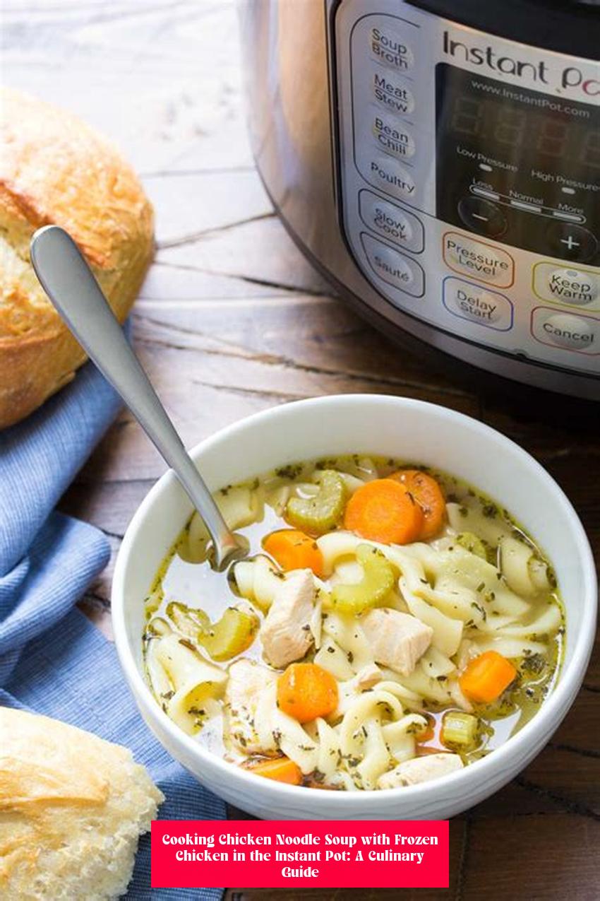 Cooking Chicken Noodle Soup with Frozen Chicken in the Instant Pot: A Culinary Guide