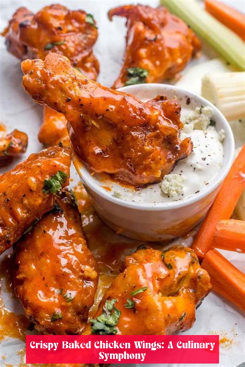 Crispy Baked Chicken Wings: A Culinary Symphony