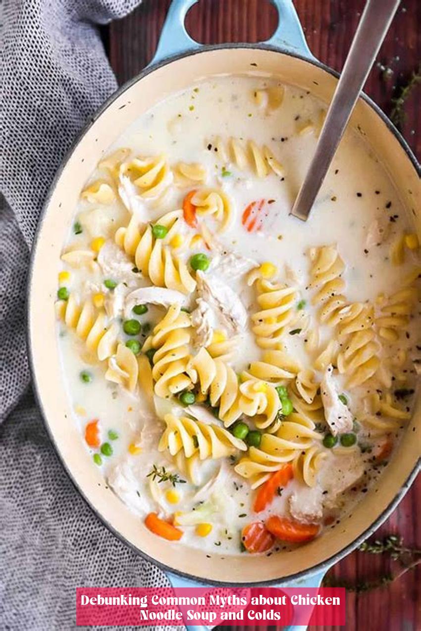 Debunking Common Myths about Chicken Noodle Soup and Colds