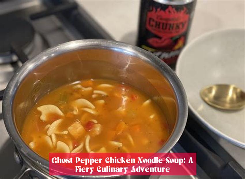 Ghost Pepper Chicken Noodle Soup: A Fiery Culinary Adventure