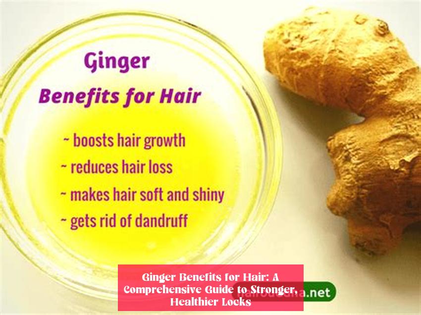Ginger Benefits for Hair: A Comprehensive Guide to Stronger, Healthier Locks