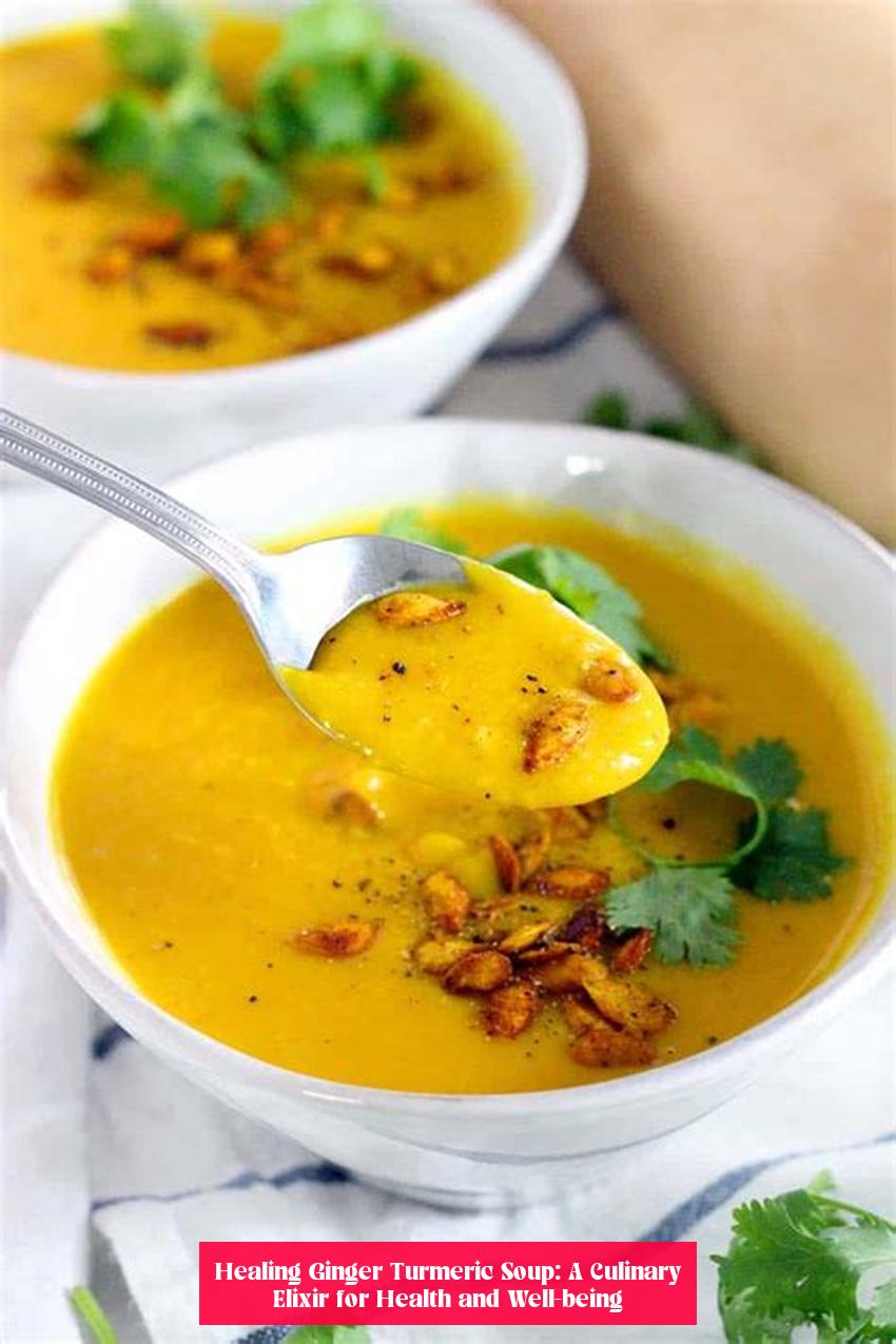 Healing Ginger Turmeric Soup: A Culinary Elixir for Health and Well-being
