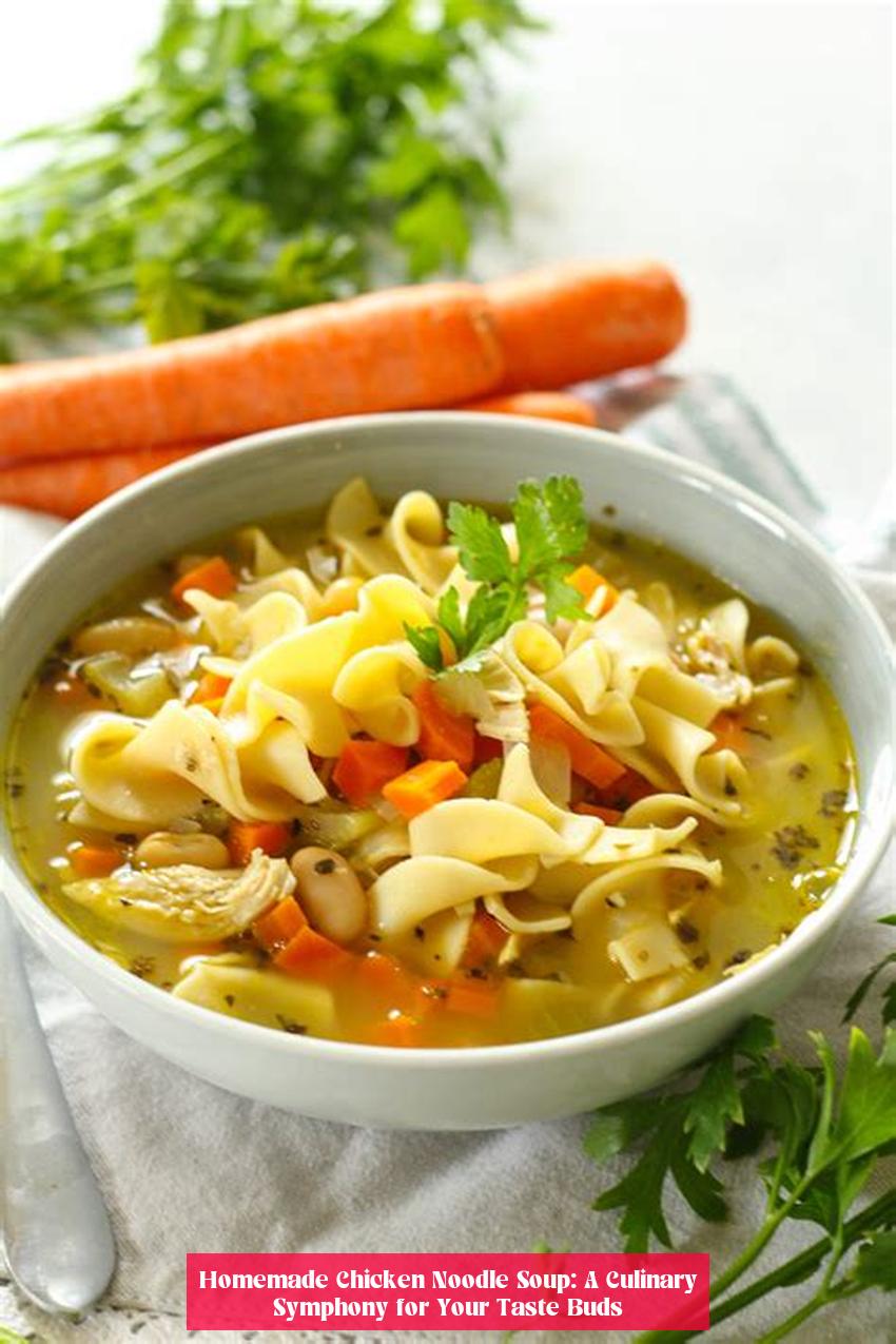 Homemade Chicken Noodle Soup: A Culinary Symphony for Your Taste Buds