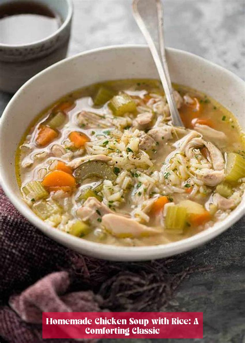 Homemade Chicken Soup with Rice: A Comforting Classic