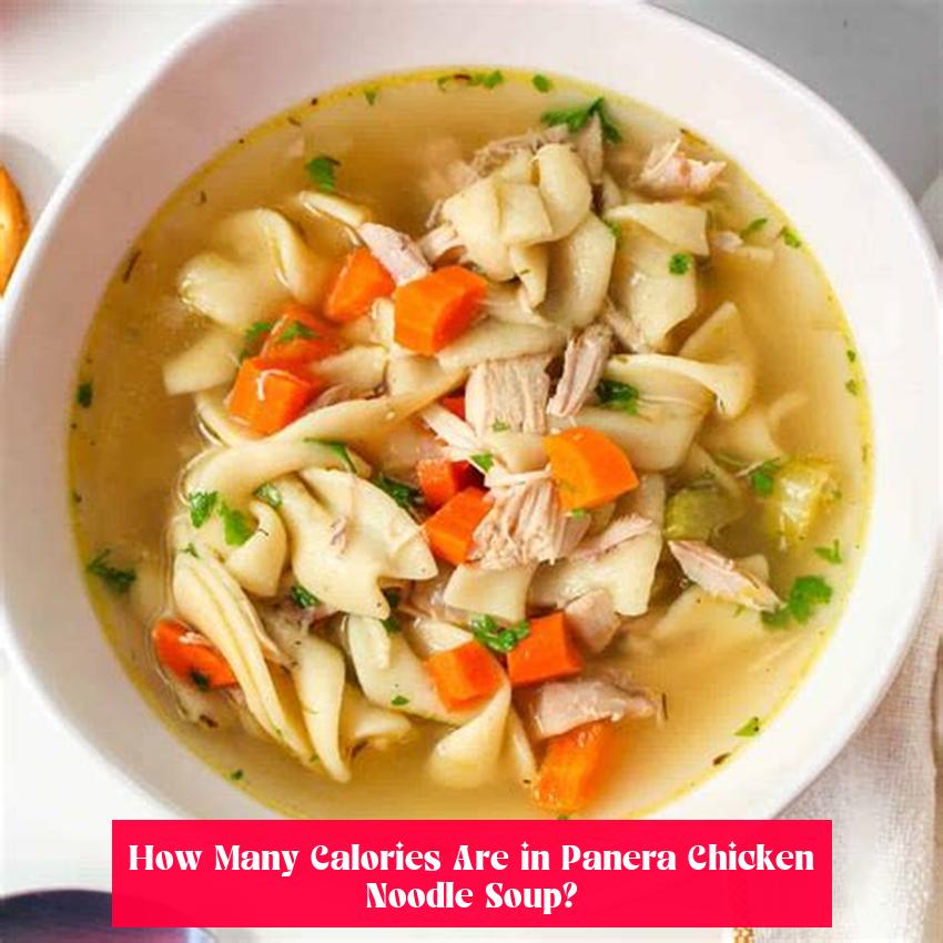 How Many Calories Are in Panera Chicken Noodle Soup?