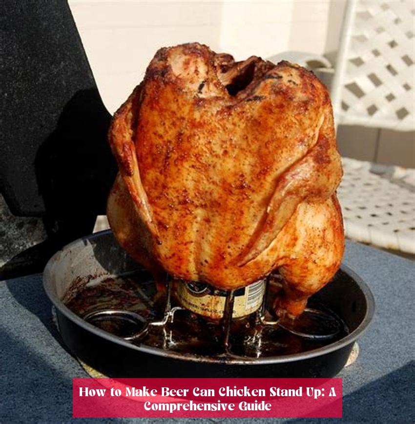 How to Make Beer Can Chicken Stand Up: A Comprehensive Guide