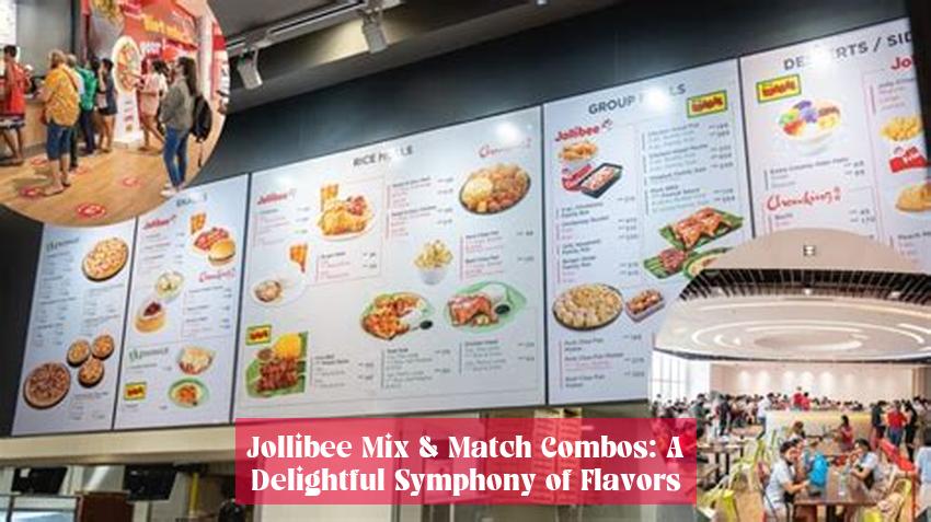 Jollibee Mix & Match Combos: A Delightful Symphony of Flavors