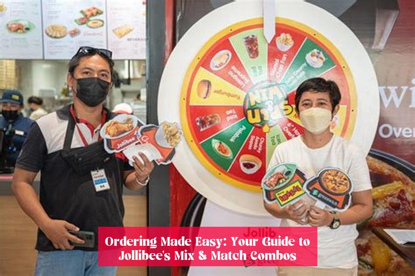 Ordering Made Easy: Your Guide to Jollibee's Mix & Match Combos
