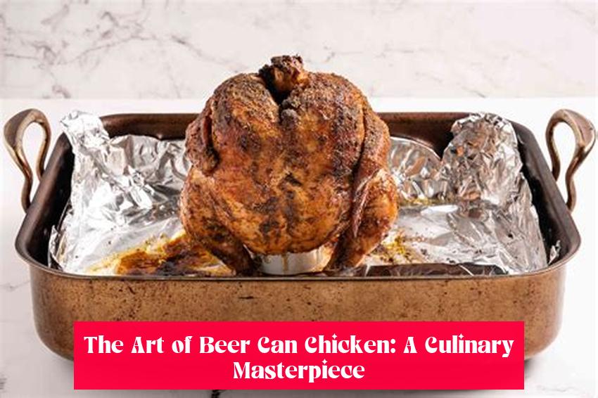 The Art of Beer Can Chicken: A Culinary Masterpiece