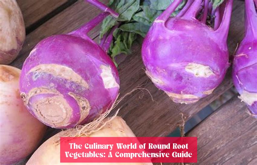 The Culinary World of Round Root Vegetables: A Comprehensive Guide