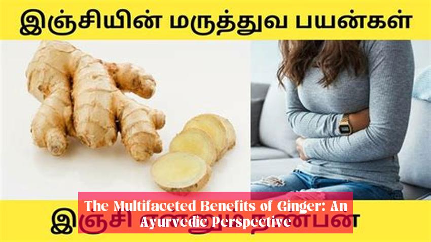 The Multifaceted Benefits of Ginger: An Ayurvedic Perspective