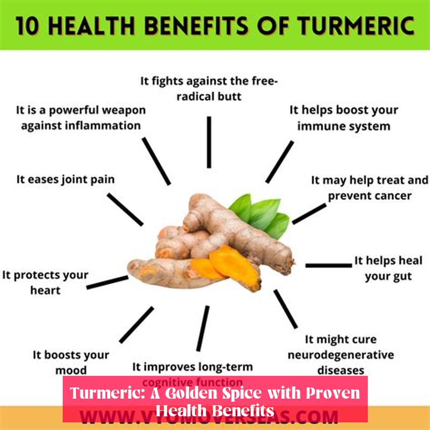 Turmeric: A Golden Spice with Proven Health Benefits