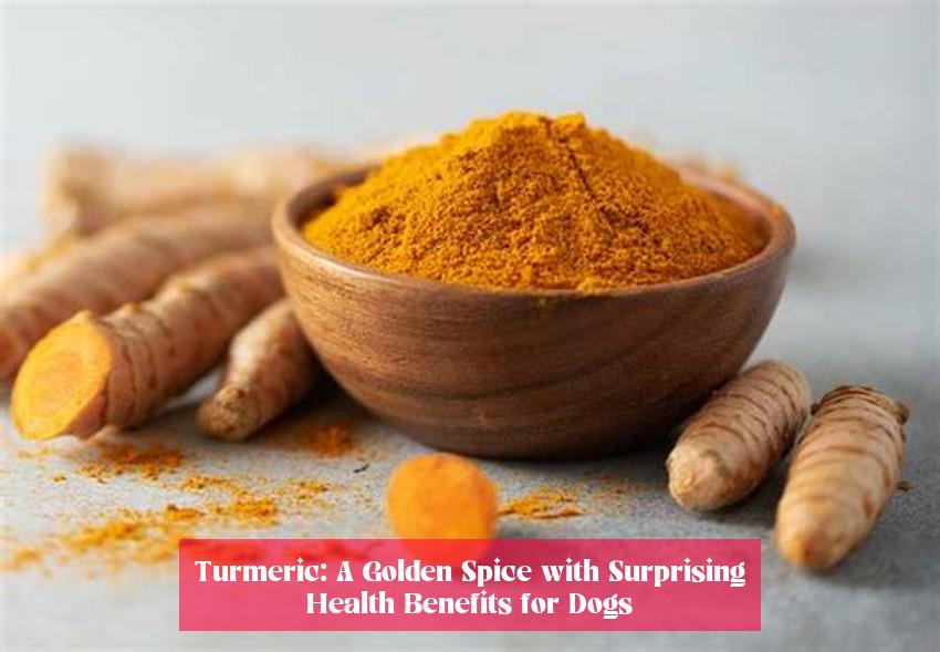 Turmeric: A Golden Spice with Surprising Health Benefits for Dogs