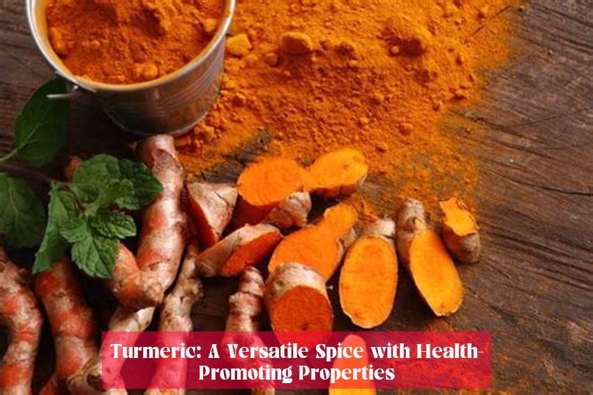 Turmeric: A Versatile Spice with Health-Promoting Properties