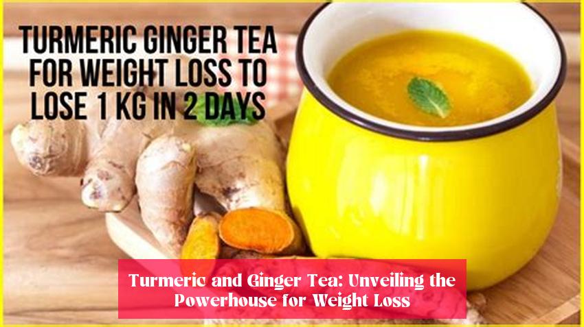 Turmeric and Ginger Tea: Unveiling the Powerhouse for Weight Loss