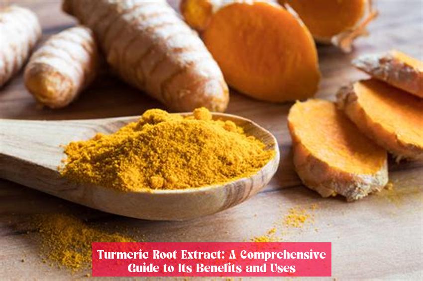 Turmeric Root Extract: A Comprehensive Guide to Its Benefits and Uses
