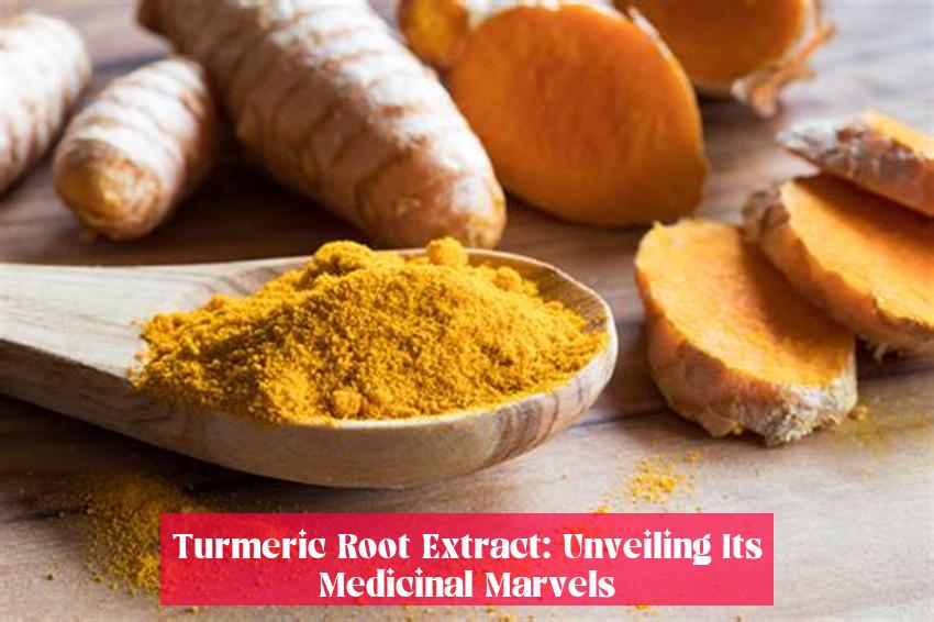 Turmeric Root Extract: Unveiling Its Medicinal Marvels