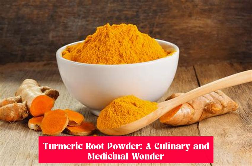 Turmeric Root Powder: A Culinary and Medicinal Wonder
