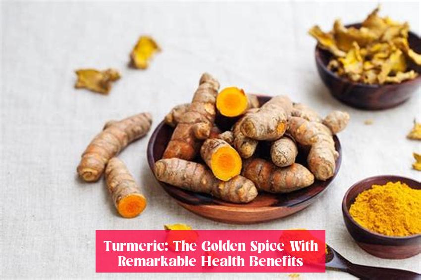 Turmeric: The Golden Spice With Remarkable Health Benefits