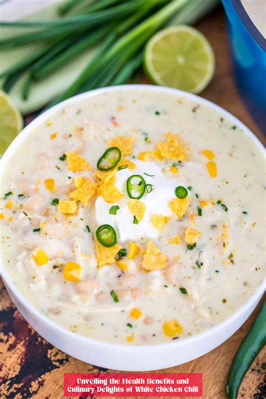 Unveiling the Health Benefits and Culinary Delights of White Chicken Chili